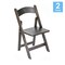 Flash Furniture Holden Commercial Grade Early American Solid Wood Folding Dining Chair, 2PK 2-ZH-8005-3-EAW-GG - alternate 7